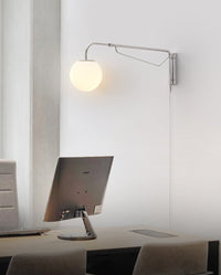 Chrome Rocker Wall Lamp