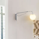 Chrome Rocker Wall Lamp