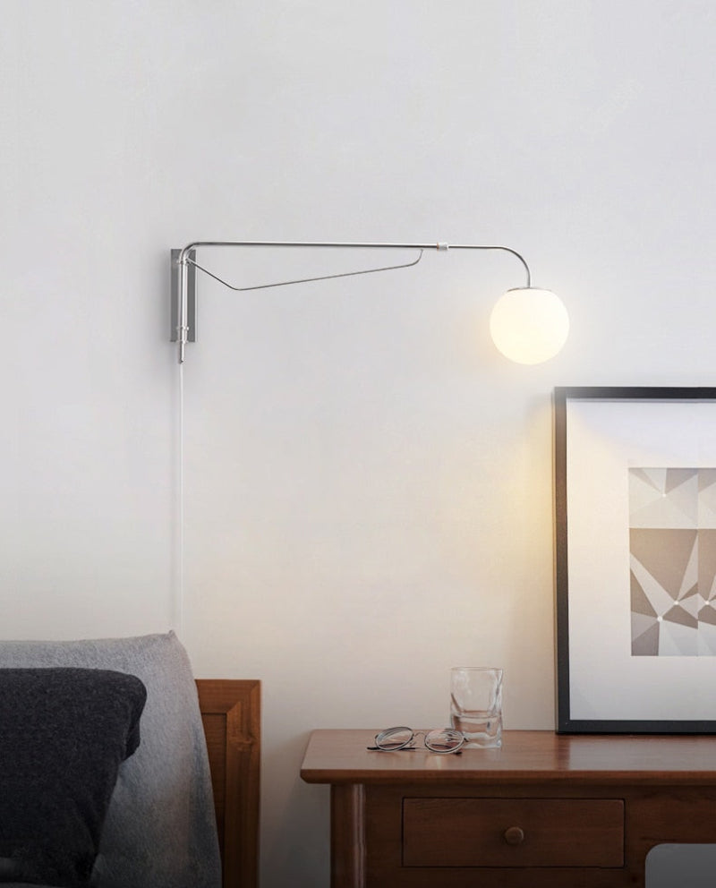 Chrome Rocker Wall Lamp