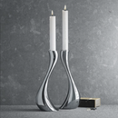 Chrome Wave Candle Holders-Letifly Lights and Decor