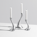 Chrome Wave Candle Holders-Letifly Lights and Decor