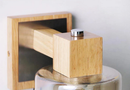 Cognac Modern Glass Wall Sconce decorative wall light fixture
