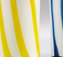 Color Stripes Glass Floral Vase-Letifly Lights and Decor