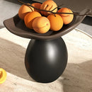 Modern sculptural decorative bowl resin storage tray