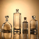 Crystal decanter whiskey airtight elegant durable barware