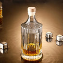 Crystal decanter whiskey airtight elegant durable barware