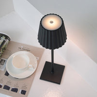 Dainty Groove Cordless LED Table Lamp-Letifly Lights and Decor