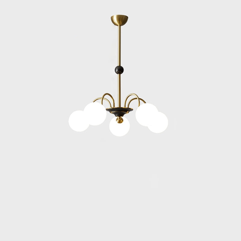 Deco Bauhaus Orb Chandelier