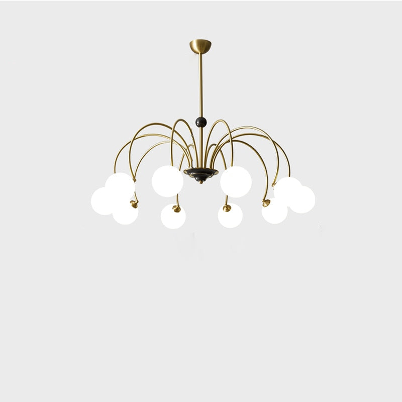 Deco Bauhaus Orb Chandelier