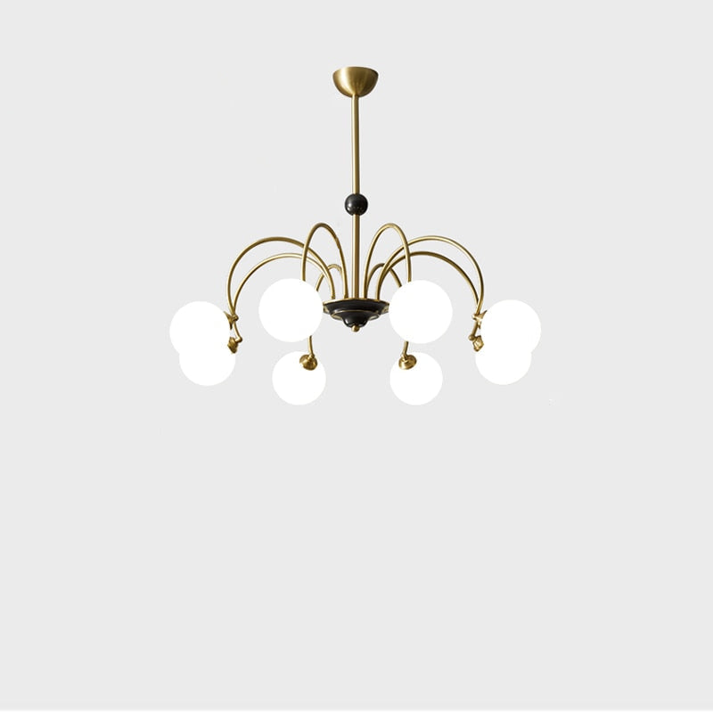 Deco Bauhaus Orb Chandelier