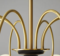 Deco Bauhaus Orb Chandelier