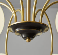 Deco Bauhaus Orb Chandelier