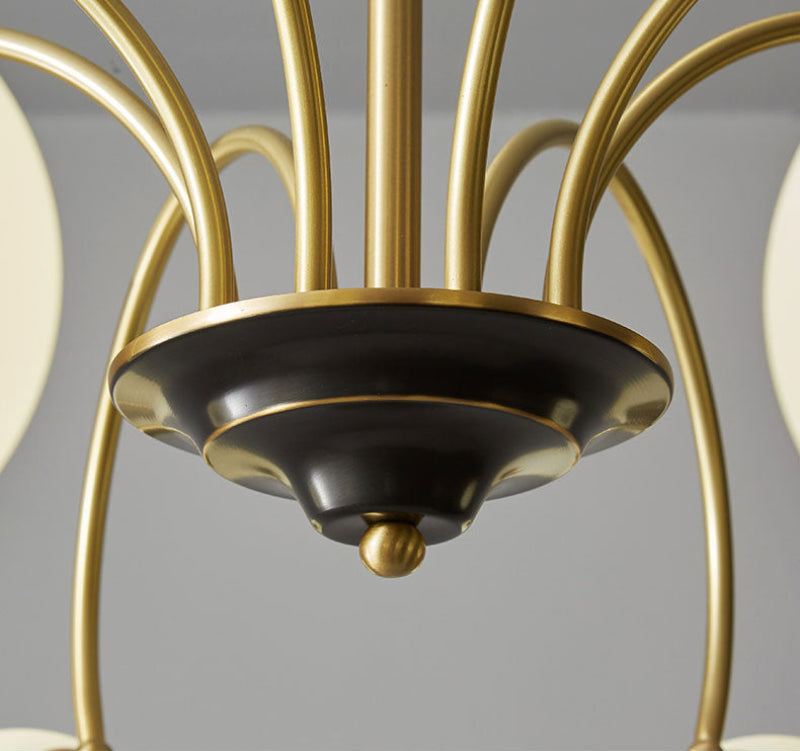 Deco Bauhaus Orb Chandelier
