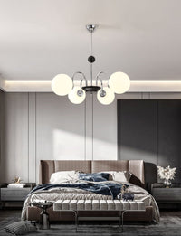 Deco Bauhaus Orb Chandelier