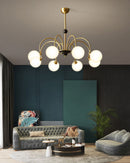 Deco Bauhaus Orb Chandelier
