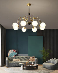 Deco Bauhaus Orb Chandelier