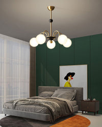 Deco Bauhaus Orb Chandelier