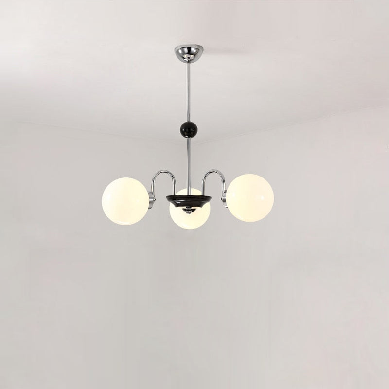 Deco Bauhaus Orb Chandelier