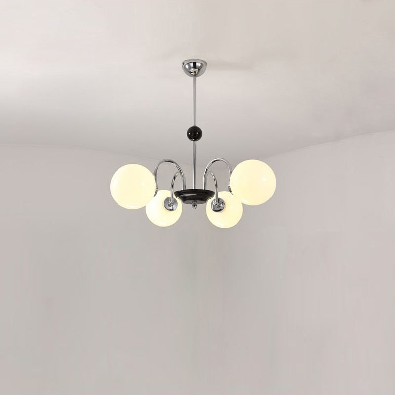 Deco Bauhaus Orb Chandelier