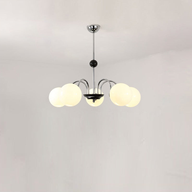 Deco Bauhaus Orb Chandelier