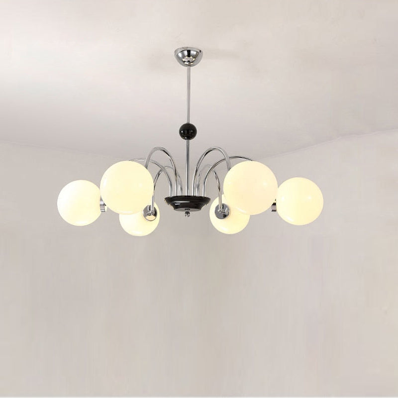 Deco Bauhaus Orb Chandelier