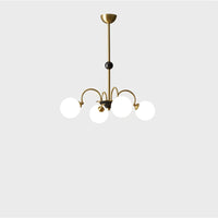 Deco Bauhaus Orb Chandelier