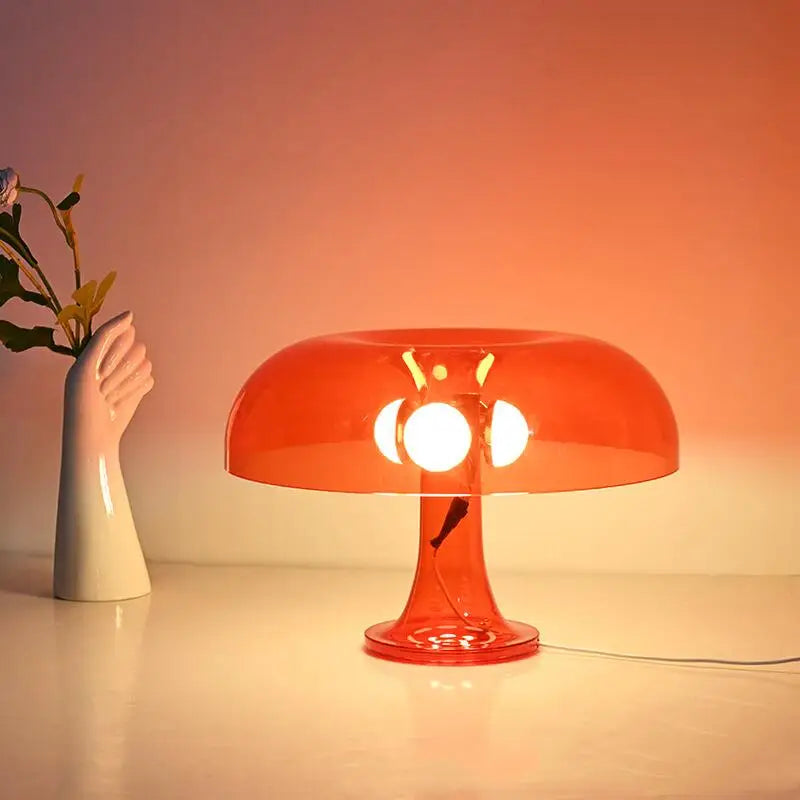 Demma Retro Clear LED Table Light-Letifly Lights and Decor
