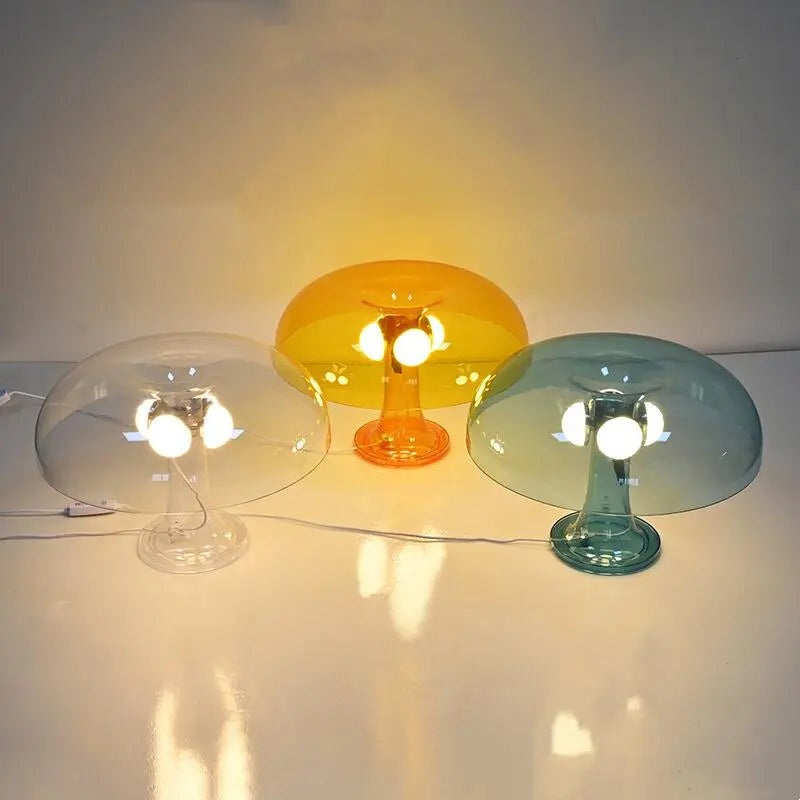 Demma Retro Clear LED Table Light-Letifly Lights and Decor