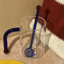Dot Handle Glass Cup-Letifly Lights and Decor