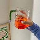 Dot Handle Glass Cup-Letifly Lights and Decor
