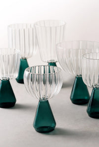 Glass Goblet Vintage Champagne Glass