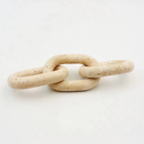 Marble Stone Oval travertine stone chain links