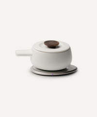 Fondi Self-heating Fondue Set - Jasmine White-Letifly Lights and Decor