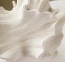 Fired White Ceramic Vase