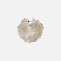 Fired White Ceramic Vase