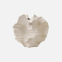 Fired White Ceramic Vase