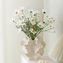 Fired White Ceramic Vase