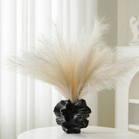 Fired White Ceramic Vase