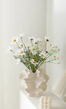 Fired White Ceramic Vase