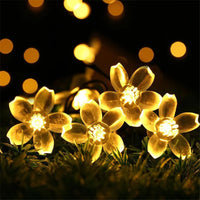 Floral Garden Multi-Color Solar Powered LED Strips
