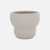 Flower Bud Ceramic Potted Planter