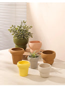 Flower Bud Ceramic Potted Planter