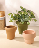 Flower Bud Ceramic Potted Planter