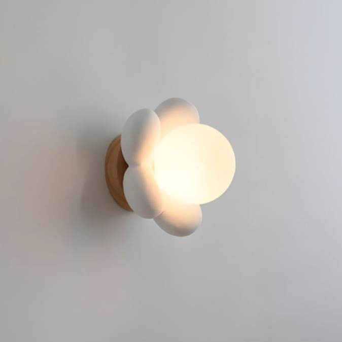 Flower Globe LED Wall Light-Letifly Lights and Decor