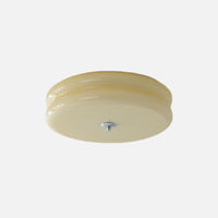 French Glass Ceiling Light