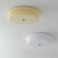 French Glass Ceiling Light