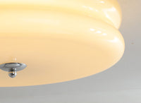 French Glass Ceiling Light