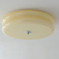 French Glass Ceiling Light