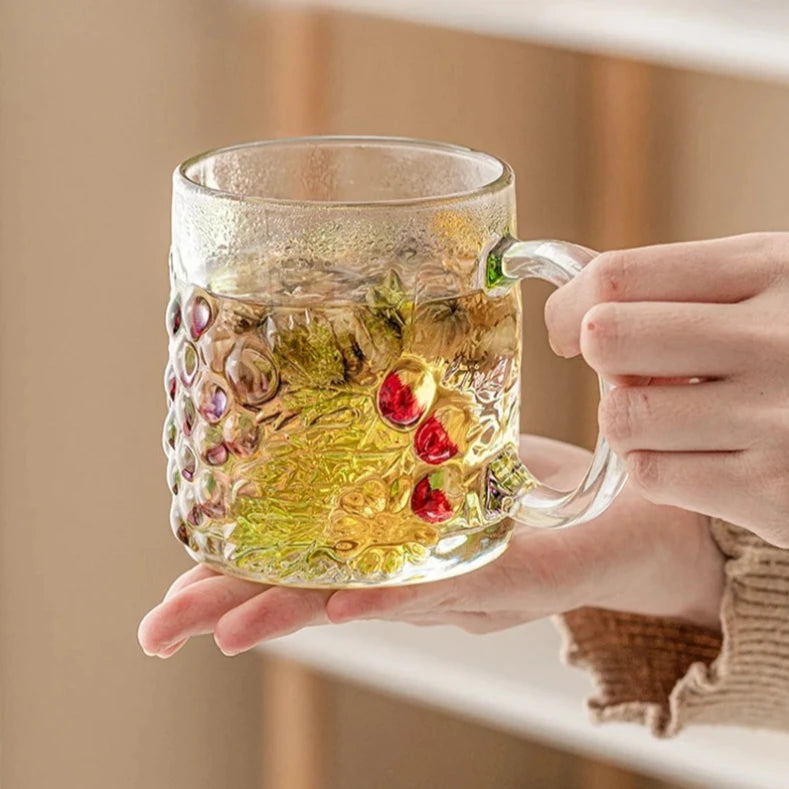 Fruit Garden Glass Mug-Letifly Lights and Decor
