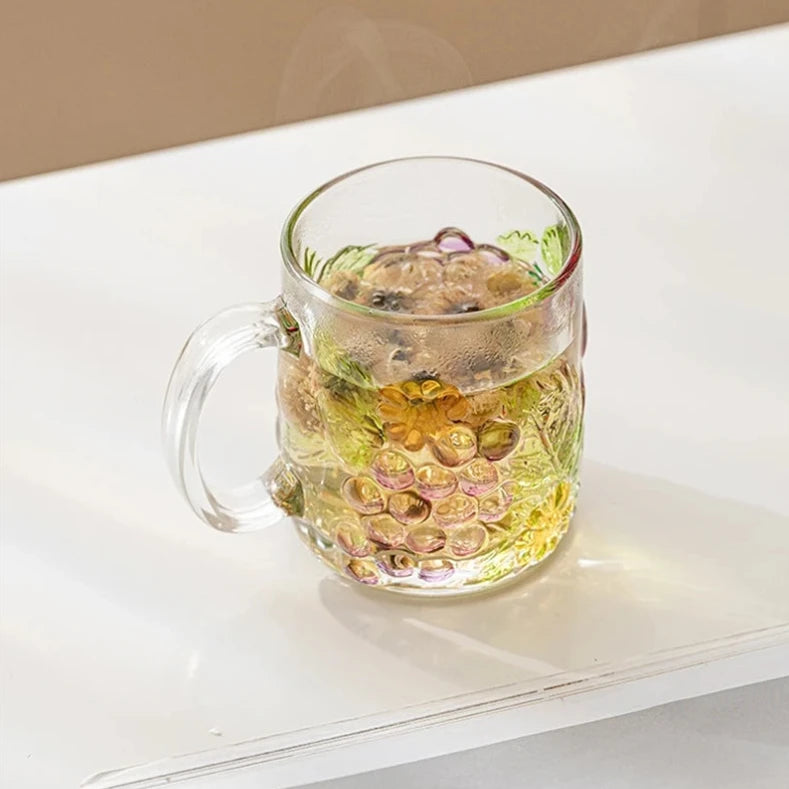 Fruit Garden Glass Mug-Letifly Lights and Decor